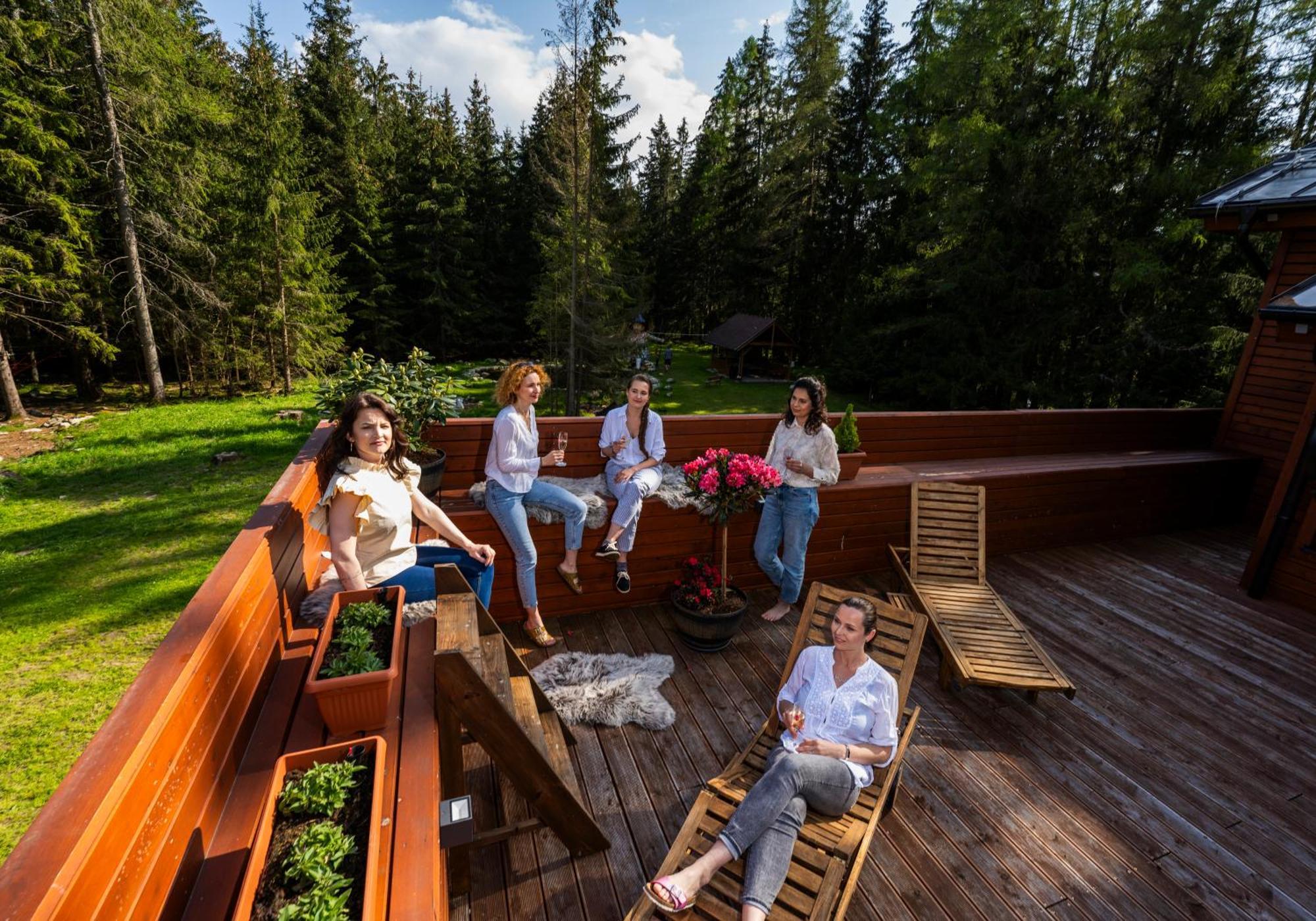 Villa Drosera S Wellnessom, Rackova Dolina V Zapadnych Tatrach 普利比利那 外观 照片